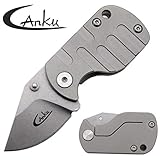 Canku C10 Folding Knives D2 Steel Blade Titanium Alloy Handle Outdoor Lightweight Camping Pocket Key Knife