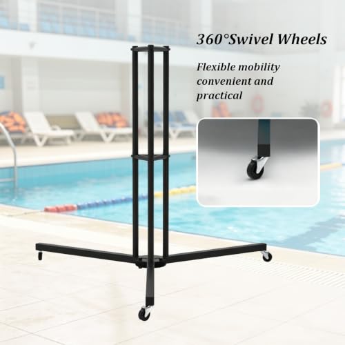 Estante apilable impermeable para piscinas natatorios y parques acuáticos 5