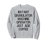 Instant Granulator Machine Operator Add Coffee