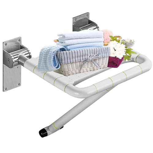 Duschklappsitz für Wandmontage,Duschsitz Klappbar Wandmontage Duschklappsitz Klappsitz Dusche bis 200kg Badestuhl Duschhocker-Badhocker Hocker Duschstuhl für Senioren Kinder