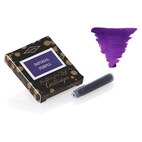 Diamine Ink Cartridges 6's Small International Size Imperial Purple Cover