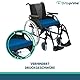 OrtoPrime Antidekubitus viskoelastisches Posturales Kissen - Orthopädisches Coxis-Entlastungskissen - Therapeutisches Memory Foam Sitzkissen - Geeignetes Sitzkissen für Rollstuhl, Zuhause & Büro