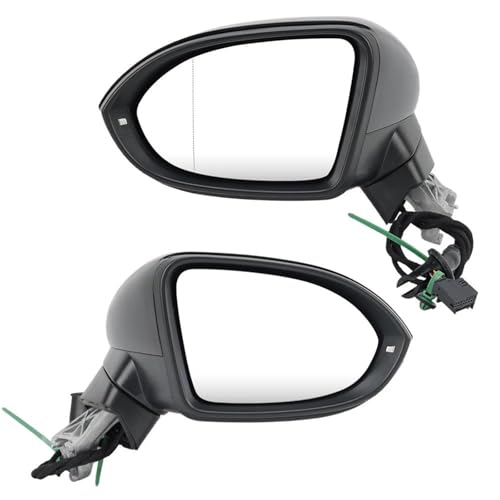 Rétroviseur pliable manuel gauche pour VW Passat B8 assemblage 6 broches