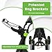 ULTIMATE 4 Wheel Golf Push Cart, Lightweight Folding Golf Trolley Roller w/Scorecard/Cup/Umbrella/Golf Bag Holder & Cooler Bag, Upper Bracket w/Elastic Strap, Foot Brake & Adjustable Handle (Green)