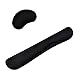 Produktbild Tastatur Handgelenkauflage Pad und Maus Handballenauflage Auflage Handgelenk Rest ,Tastatur Baumwolle tastatur und maus Wrist Pad ,Unterstützung Ergonomische Handgelenkpolsterträger 2er Schwarz