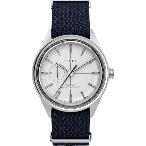 Montre Marlin Jet Automatique Timex 38mm noir pour homme avec cadran épuré