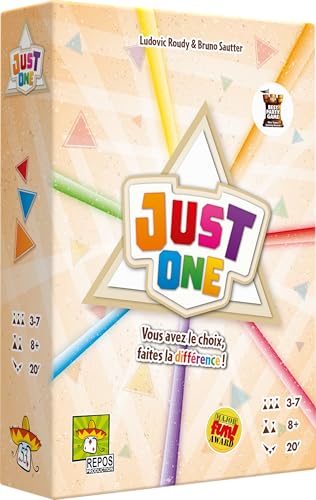 ADATTÀ‰ PER FAMIGLIE E GRUPPI DI AMICI: Just One è un gioco divertente che può essere giocato con la famiglia o gli amici. Con la sua durata di gioco di circa 20 minuti, è ideale per una serata giocosa o come gioco d'atmosfera durante una riunione