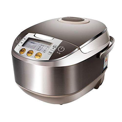ECSWP ZHGUOCHFYJ Reiskocher Steamer Edelstahl Stewpot 5L Multi Low Removal Zucker Inner Pot Digitale Intelligent…