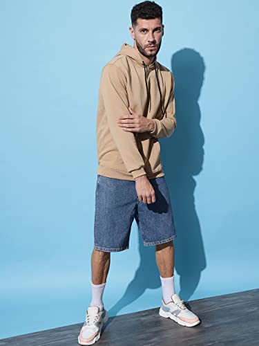 Image of Men's Cotton Blend Hooded Sweatshirt