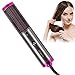 Produktbild Chignon Haarglätter Bürste Warmluftbürste,glättbürste mit Anti-Perm-Funktion800W Leistung 30 Sekunden Keramikheiztechnik Drei einstellbare Temperaturen Negativionen Stylingbürsten Haarglätter
