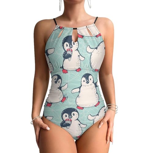 Pingouins maillot de bain une pièce sculptant ventre plat