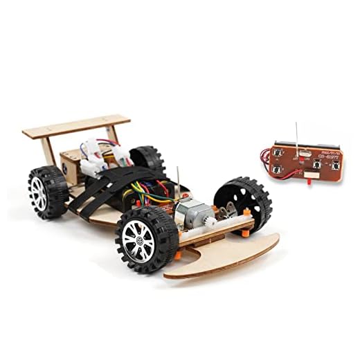 Pica Toys Wireless Remote Control Car Kit F1, Science Project Kit for Kids/Students/Education, STEM Project Model Car Kits to Build, Ideal Choice for Family and School