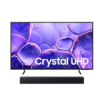 Samsung Combo Smart TV 58" Crystal UHD 4K U8500F 2025 + Soundbar Samsung HW-B400F