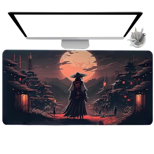 Tapis de souris pour ordinateur portable style chinois 40x90 antidérapant