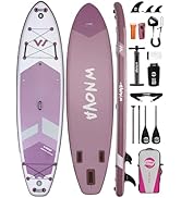 WNOVA 11'6"x35" Extra Wide Stand Up Paddle Board Inflatable for All Levels, 430LBS Capacity SUP P...