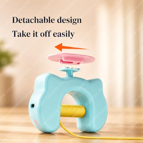 Image of ESCUCHA Cat Toys Interactive, Kitten Hanging Toys for Indoor Cats with 1*Caterpillar Automatic Door Frame Cat String Toy for Bored Indoor Adult Cats,Detachable,Rechargeable Design (Blue)