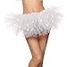 Jasmine White Tutu Women's LED Light Up Neon Tulle Tutu Skirt for, White, Size One Size