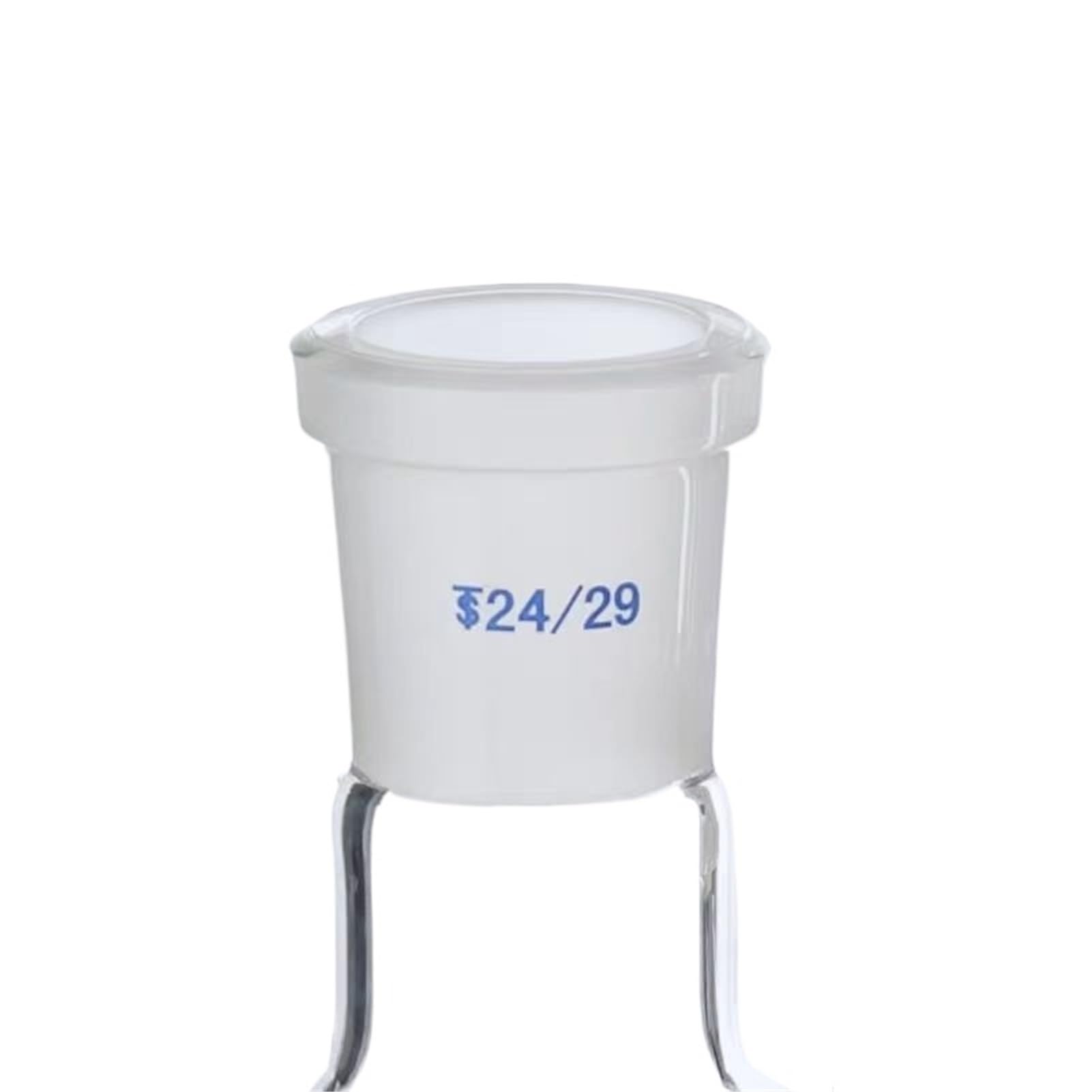 Matraz científico del juego, Matraz de reacción de laboratorio con forma de bola y pistón de PTFE, vidrio de borosilicato, de 25 ml a 1000 ml(500ml caliber24)