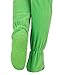 Footed Pajamas - Emerald Green Infant Fleece One Piece - Infant - Small (Fits 0-3mos.)