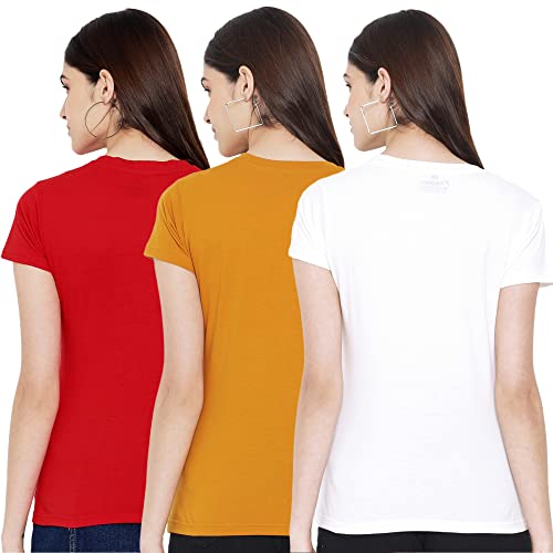 Image of Preneum Women's Cotton Regular Fit Graphic Stylish Printed Short Sleeves Casual T-Shirt |Trend & Styles