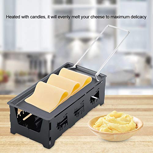 Non-Stick Raclette Grill & Cheese Melter with Baking Tray - Versatile Melting Pan for Home Kitchen Use - Image 3