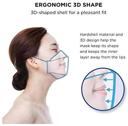 (Pack Of 20) Korea Black Disposable Masks For Adult, Individually Packaged Mask With Soltreebundle Oil Blotting Papers #TOP7