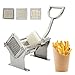 Produktbild Kartoffelschneider, manueller Pommes-Frites-Schneider, Pommes-Frites-Schneider für den gewerblichen/Haushalt mit 3 Klingen, Kartoffelhacker aus Edelstahl für Kartoffeln, Karotten, Gurken und Gemüse