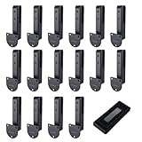 Confezione da 16 morsetti per ringhiera per balaustra in vetro e acciaio inossidabile resi...