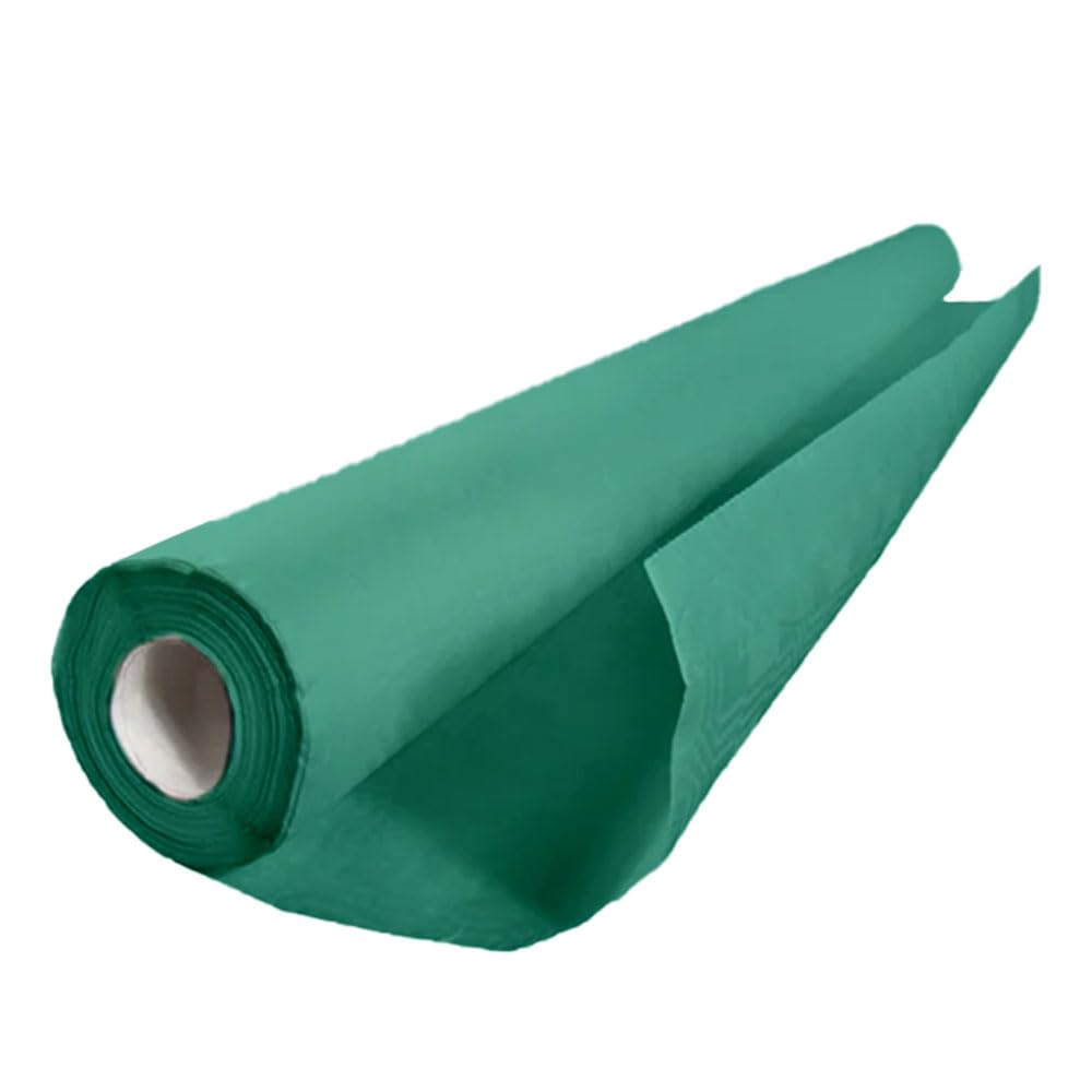 Paper Banquet Roll 7m x 1.14m Green Disposable Banqueting Roll Table Cover Clothes for Christmas Catering Supply Wedding Birthday