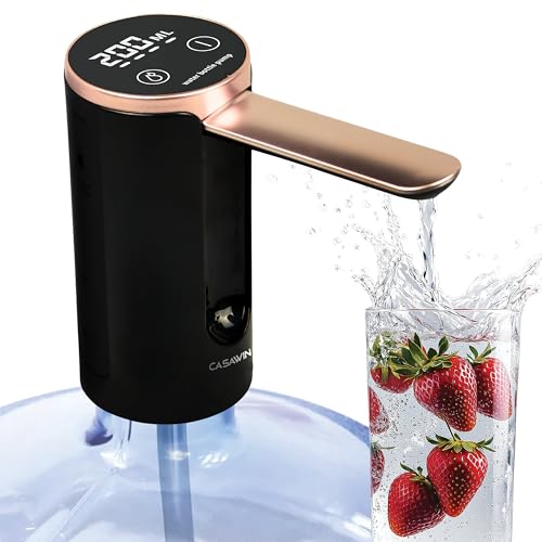 CASAWIN Automatic Water Dispenser Pump for 20 Litre Bottle,Wireless, USB Rechargeable...