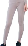 [グラモア] スポーツ YOGA by glamore スポーツタイツ インナー UVカット 吸汗速乾 伸縮性 ヨガ レディース L ライラックグレー FT0274