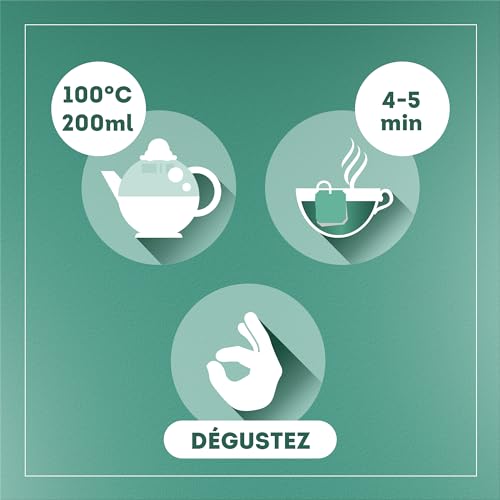 Lipton, Saveurs du Soir, Infusions Grand Sud, Goût Réglisse et Menthe, Relaxation, Ingrédients d'Origine 100% Naturelle, 20 Sachets Pyramid