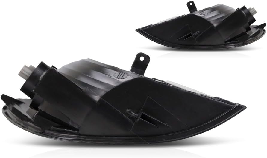 CarLights360: For 2001 2002 2003 Toyota Sienna Turn Signal Light Assembly Driver and Passenger Side Pair CE/LE/XLE Models | Amber/Clear Lens | w/Bulbs | DOT Certified | TO2530138 TO2531138