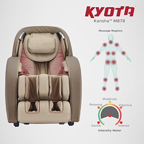 Kyota Kansha M878 4D Massage Chair (Gold/Tan) #TOP4
