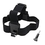 VVHOOY Action Camera Head Strap Mount Headband Compatible with Gopro Hero 9/8/7/6/5/4/AKASO EK7000/Brave 4/5/6 Plus/V50X Elite/Dragon Touch/Remali/APEXCAM/COOAU 4K Action Camera