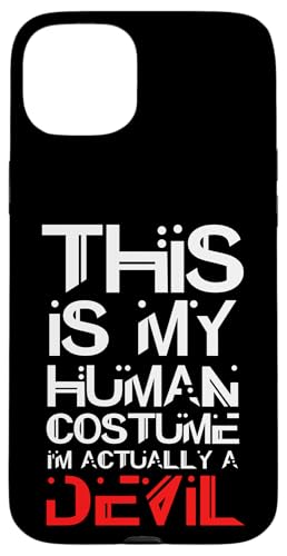 Devil Costume Halloween Satana Lucifero Costume Per Diavoli Custodia per iPhone 15 Plus