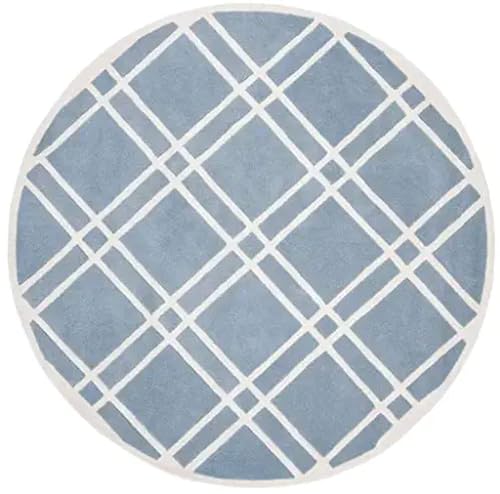 Image of Sifa Carpet Modern Round Area Rug - Hand-Tufted with 100% NZ Wool, Thick & Soft Circular Carpet for Living & Dining Room, Weight -87 Pund, Size-12x12 Feet (144x144 Inch Round)