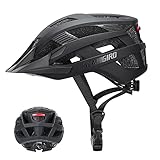 SLANIGIRO Youth Adult Bike Helmet with Light - Lightweight Safety Certification Cycling Helmet for Men Women