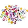 100pcs Slime Charms Resin Cat Paws Charms Set Mixed Assorted Flatback Slime Charm Making Supplies for DIY Craft Making and Ornament Scrapbooking (Colorful-100pcs) #3