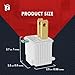 PLUGTUL 2 Prong to 3 Prong Outlet Adapter, Polarized Grounded Outlet Converter, Wall Outlet Plug for Household, Workshops, ETL Listed, 4-Pack, White