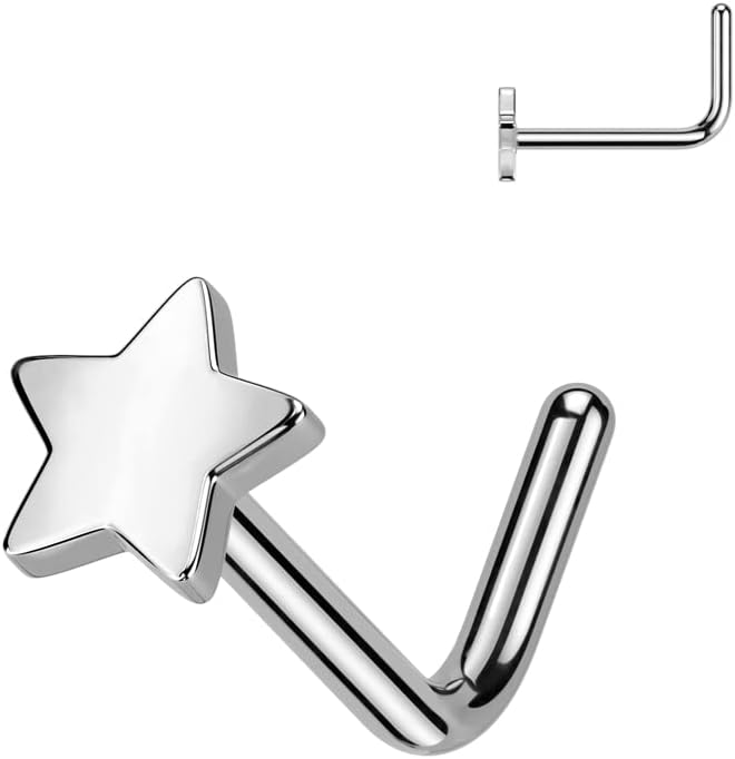 K18YG プッシュピアス ラブレット5mm K18YG プッシュピアス ラブレット