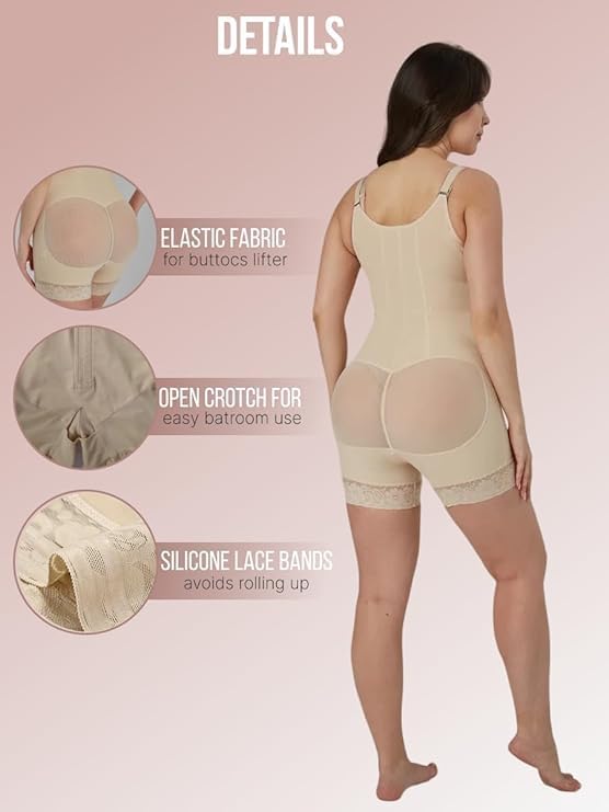 Body Suit Shapewear for Women Tummy Control - Fajas Colombianas - Body Shaper Bodysuit - Image 2