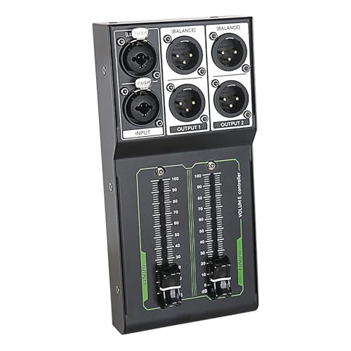 Controlador de volumen pasivo con atenuador de 70 mm para un control de audio preciso