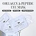 PEAUAMIE Under Eye Patches Collagen and Peptide Eye Mask for Dark Circles and Puffiness,Face Mask Skin Care Products 30 Pairs