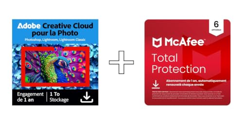 Adobe Creative Cloud 1TB & McAfee Total Protection...