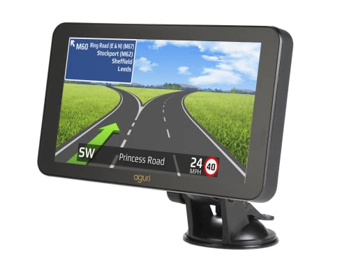 Aguri World Truck TX760 PRO UK Professional Truck Sat Nav with 7" LCD, built-in Wi-Fi, Live Traffic and UK & Ireland mapping