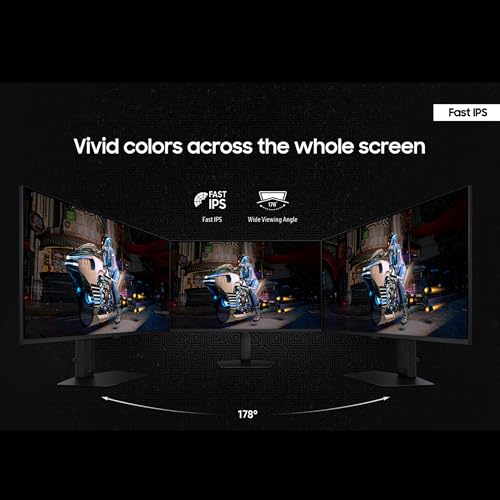 Image of Samsung 32 inch Odyssey G7 (G70D) 4K UHD IPS 144Hz 1ms(GtG) Smart Gaming Monitor, G-Sync Compatible, AMD Freesync Premium, Vivid Colors, Adjustable Stand, Black Equalizer, LS32DG702ENXZA