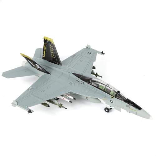 SEBUNAS 1/100 Scale F/A-18 Super Hornet Fighter Jet Model U.S. Navy Attack Aircraft VFA 103 Jolly...