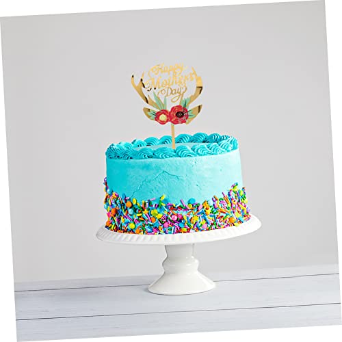 Abaodam 4 Pçs Flor Picks Toppers Pick Carta Cartões De Decoração Acrílico Para Aniversário Dia Mães