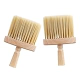 OUNONA 2pcs Hand-held Dusting Brush with Handle Multi-Functional Groove Cleaning Tool for Windows Keyboards and Reach Areas Sturdy Bristle Design for Dust Removal